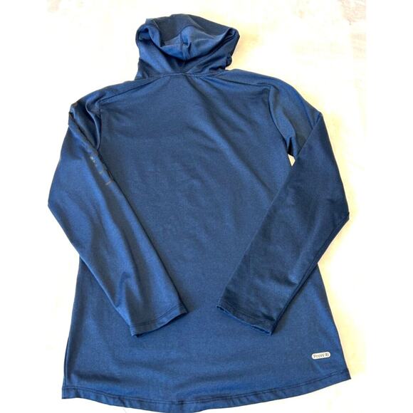 Spyder Active ProW-B Sweatshirt Men Hooded Sz S Blue Stretch Outdoor Athletic - Picture 2 of 9